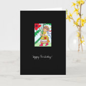 Vrolijke verjaardag! kaart (Gele Bloem)