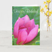 Vrolijke verjaardag! kaart (Gele Bloem)