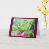 Vrolijke verjaardag! kaart (Gele Bloem)