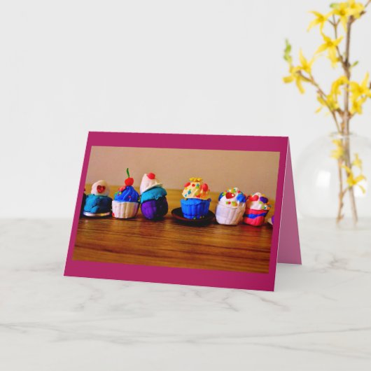 Vrolijke verjaardag! kaart (Gele Bloem)