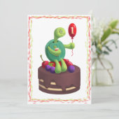 Vrolijke verjaardag! kaart (Staand voorkant)