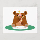 Vrolijke verjaardag, klein beer! briefkaart (Voorkant)