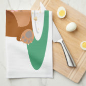 Vrolijke verjaardag, klein beer! keukenhanddoek (Quarter Fold)