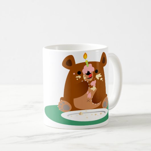 Vrolijke verjaardag, klein beer! koffiemok (Voorkant rechts)