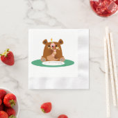 Vrolijke verjaardag, klein beer! Papier Napkins Servetten (Insitu)