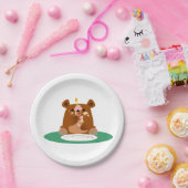 Vrolijke verjaardag, klein beer! Papieren Borden Bordje (Feest)