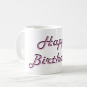Vrolijke verjaardag! koffiemok (Voorkant links)