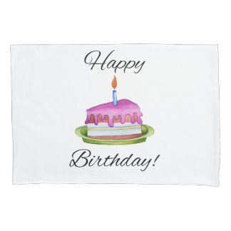 Vrolijke verjaardag! kussensloop