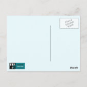 Vrolijke verjaardag, mam. Bloemen en vlinder Briefkaart (Achterkant)