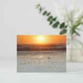 Vrolijke verjaardag, mam! briefkaart (Staand voorkant)