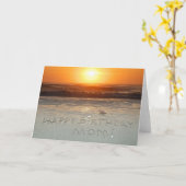 Vrolijke verjaardag, mam! kaart (Gele Bloem)