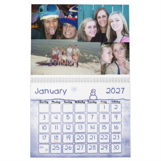 Vrolijke verjaardag, mam! kalender (Jan 2027)