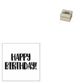 Vrolijke verjaardag! rubberstempel (Gestempeld)