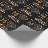  Vrolijke verjaardag tot 100 jaar  Cadeaupapier (Hoek)