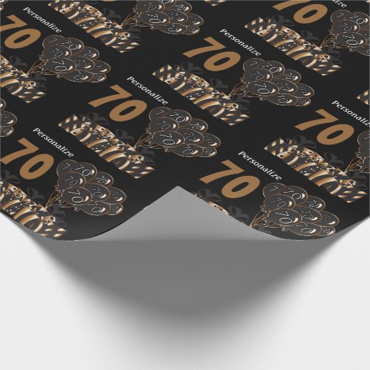  Vrolijke verjaardag tot 100 jaar  Cadeaupapier (Hoek)