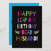 Vrolijke verjaardag van leien op de dag van de geb (Voorkant / Achterkant)