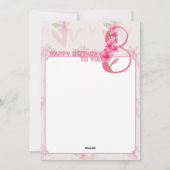 vrolijke verjaardag voor jou : August geboorte blo Feestdagenkaart (Achterkant)