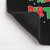 Vrolijke verjaardag Vrolijk kerstfeest Vrolijke ve Muismat (Hoek)