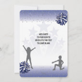 Vrolijke verjaardagsfeestje, elke leeftijd marineb kaart (Achterkant)