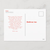 Vrolijke vibes alleen retro foto feestdagenkaart (Achterkant)