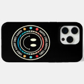 Vrolijke Vibes Case-Mate iPhone Case (Achterkant (horizontaal))
