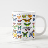 Vrolijke Vlinders Kunst Grote Koffiekop (Rechts)