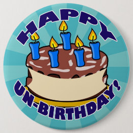 Vrolijke VN-Birthday! Ronde Button 6,0 Cm