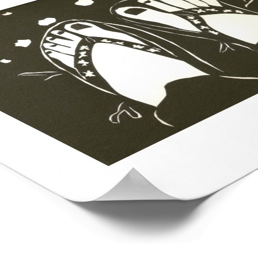 vrolijke voeten poster (Hoek)