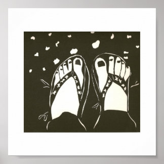 vrolijke voeten poster