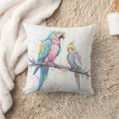 Vrolijke vogels kussen (Deken)