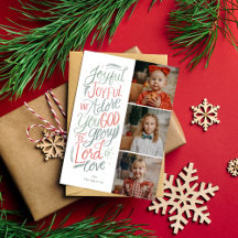 Vrolijke Vrolijke Christelijke Kerstmis Drie Fotok