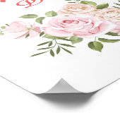 vrolijke vrouwendag verticaal poster (Hoek)