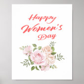 vrolijke vrouwendag verticaal poster (Voorkant)