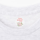 vrolijke vrouwendag wit labels (Aangebracht)