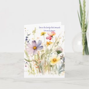 Vrolijke Waterverf Lente Bloemenmix voor Iedere Ge Kaart