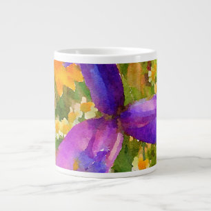 Vrolijke Waterverf Spring Flowers Jumbo Mok