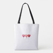 Vrolijke Waterverf Teddybeer Mam Tote Bag (Achterkant)
