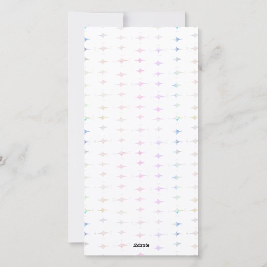 VROLIJKE WENSEN | Speelse pastel twee foto's Feestdagenkaart (Achterkant)