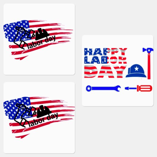 vrolijke werkdag doorlopen labels (Groep)