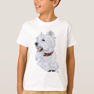 Vrolijke West Highland White Terrier T-shirt