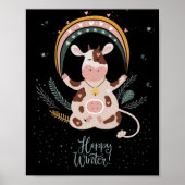 vrolijke winter poster (Voorkant)