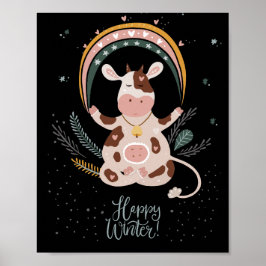 vrolijke winter poster