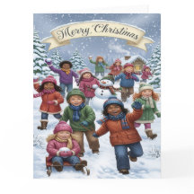 Vrolijke Winter Wonderland – Kinderen Prettig Kers