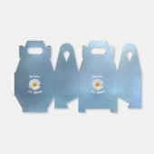 Vrolijke witte Daisy Favor Box Bedankdoosjes (Uitgevouwen)