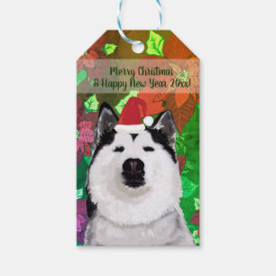 Vrolijke Xmas, Gelukkig Nieuwjaar Custom Gift Labe Cadeaulabel