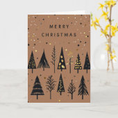 Vrolijke Xmas Kaart (Gele Bloem)