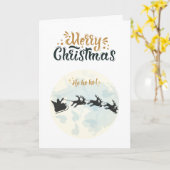 Vrolijke Xmas Kaart (Gele Bloem)
