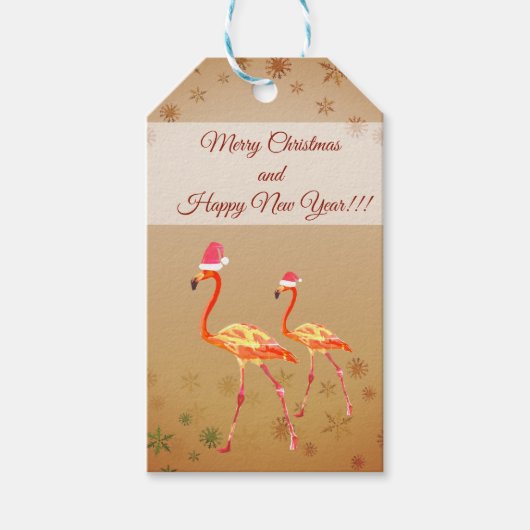 Vrolijke Xmas, Nieuwjaar Custom Gift Labels Cadeaulabel (Voorkant)