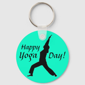 Vrolijke Yoga Dag! Sleutelhanger-Jade Sleutelhanger
