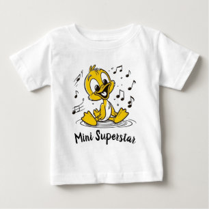 Vrolijke zingende eend kuikentje muziek cartoon 🐥